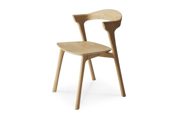 ETHNICRAFT OAK BOK DINING CHAIR LACQUERED 50x54x76