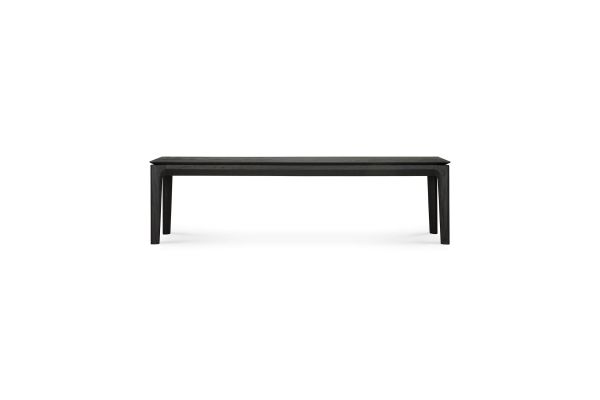 ETHNICRAFT BLACK OAK BOK BENCH 166x35x46 