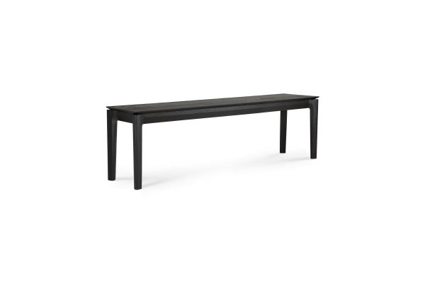 ETHNICRAFT BLACK OAK BOK BENCH 166x35x46 