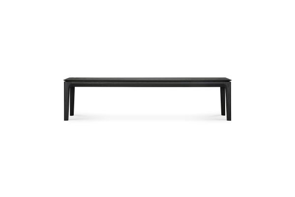 ETHNICRAFT BLACK OAK BOK BENCH 186x35x46 