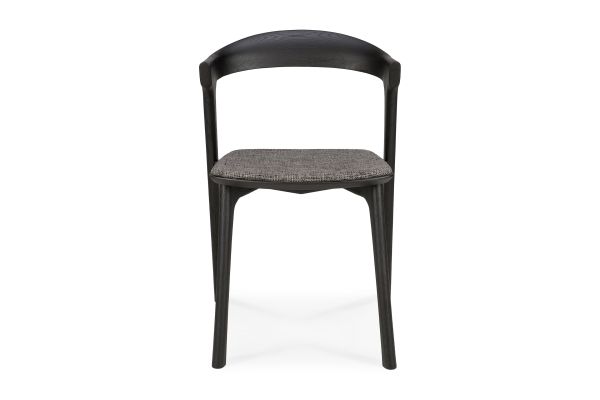 ETHNICRAFT BLACK OAK BOK DINING CHAIR - GREY 