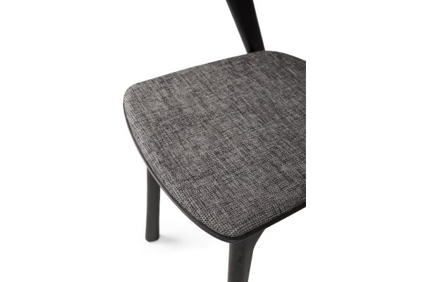 ETHNICRAFT BLACK OAK BOK DINING CHAIR - GREY 