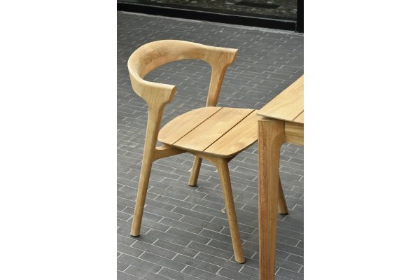 ETHNICRAFT TEAK BOK OUTDOOR DINING CHAIR 50x54x76