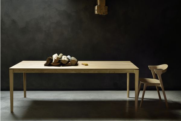 ETHNICRAFT OAK BOK DINING TABLE 160x80x76