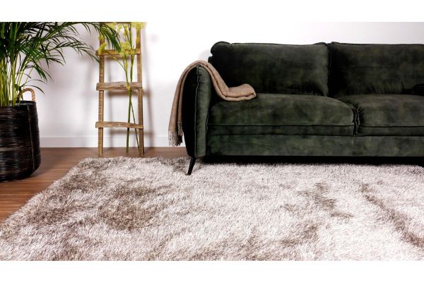 LOVE SHAGGY VLOERKLEED BEIGE