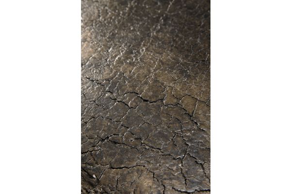 ETHNICRAFT LUNA COFFEE TABLE - LAVA WHISKY 80x80