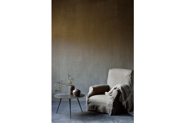 ETHNICRAFT LUNA COFFEE TABLE - LAVA LINEAR WHISKY 