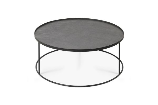  ETHNICRAFT TRAY ROUND COFFEE TABLE 93x93x38