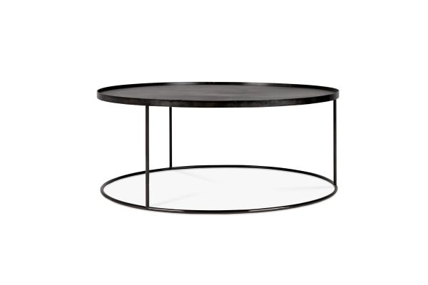  ETHNICRAFT TRAY ROUND COFFEE TABLE 93x93x38