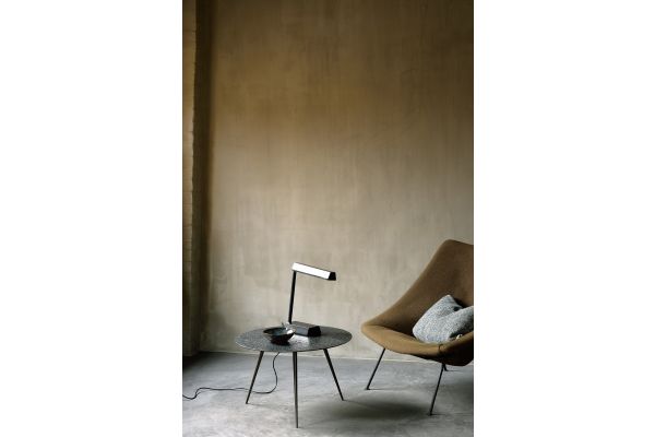 ETHNICRAFT LUNA COFFEE TABLE - LAVA LINEAR BLACK 