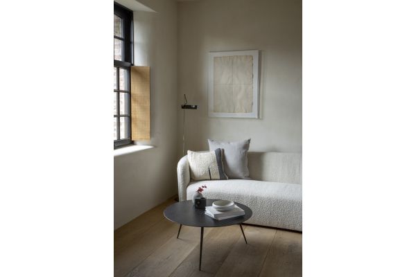 ETHNICRAFT LUNA COFFEE TABLE - LAVA BLACK 80x80x35