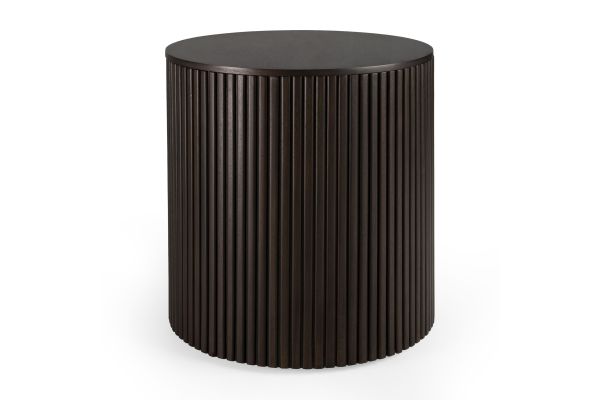 ETHNICRAFT ROLLER MAX ROUND SIDE TABLE 40x40x40