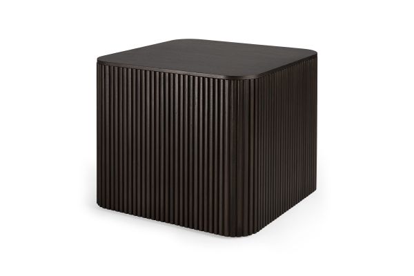 ETHNICRAFT ROLLER MAX SQUARE SIDE TABLE 50x50x40