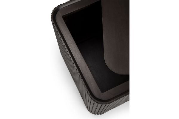 ETHNICRAFT ROLLER MAX SQUARE SIDE TABLE 50x50x40