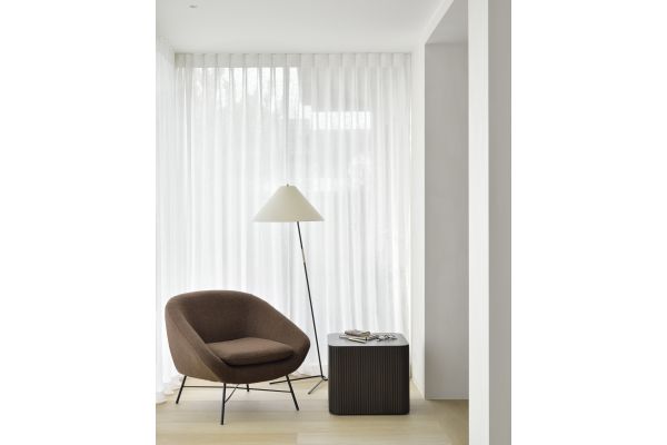 ETHNICRAFT ROLLER MAX SQUARE SIDE TABLE 50x50x40