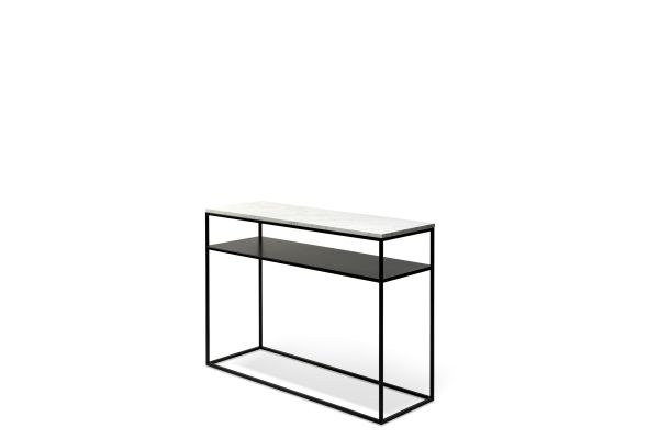 ETHNICRAFT STONE CONSOLE - MARBLE TOP - CARRARA 