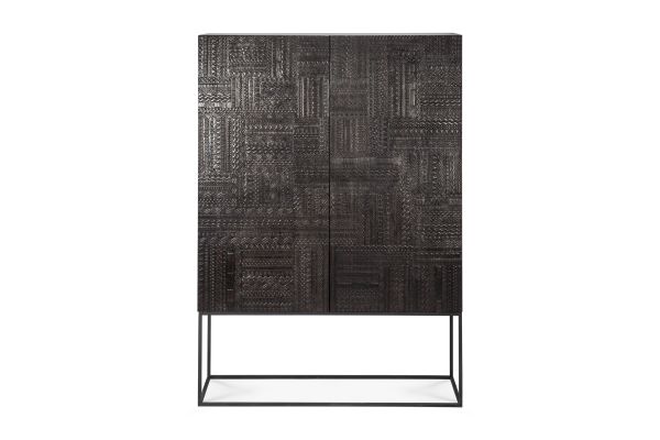 ETHNICRAFT TABWA STORAGE CUPBOARD 2 DOORS/2DRAWERS