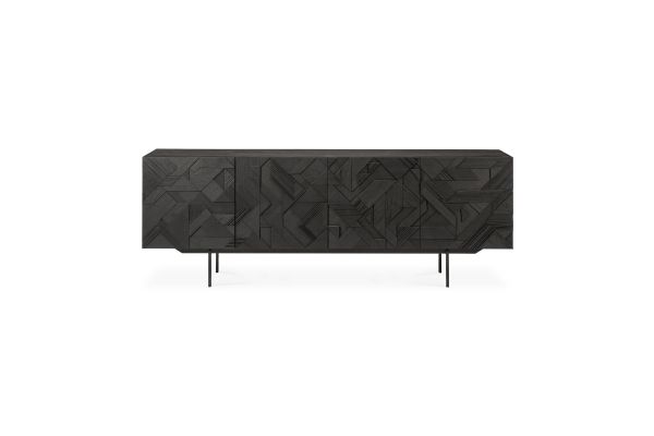 ETHNICRAFT GRAPHIC SIDEBOARD-4 DOORS 224x45x80