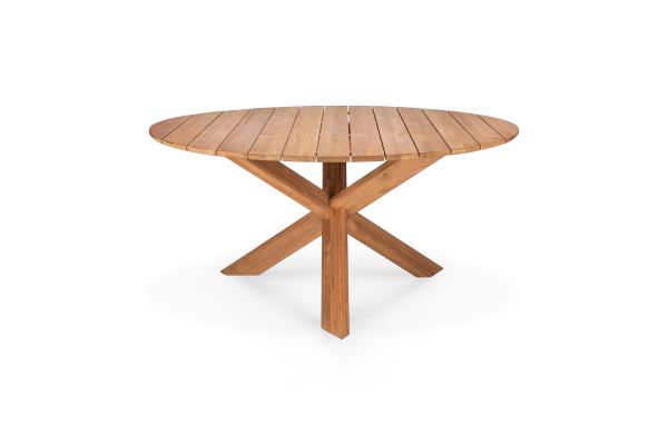 ETHNICRAFT TEAK CIRCLE OUTDOOR DINING TABLE 136