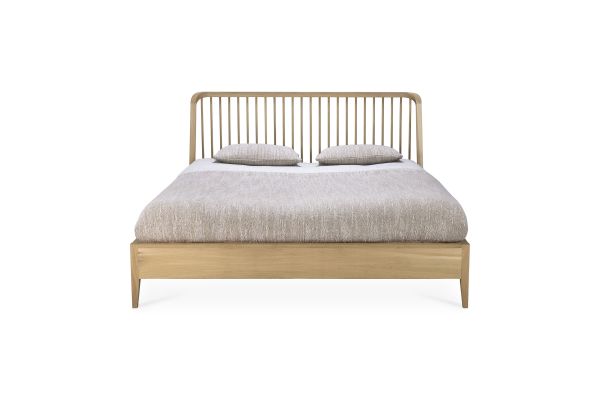 ETHNICRAFT OAK SPINDLE BED (WITHOUT SLATS) 190x210