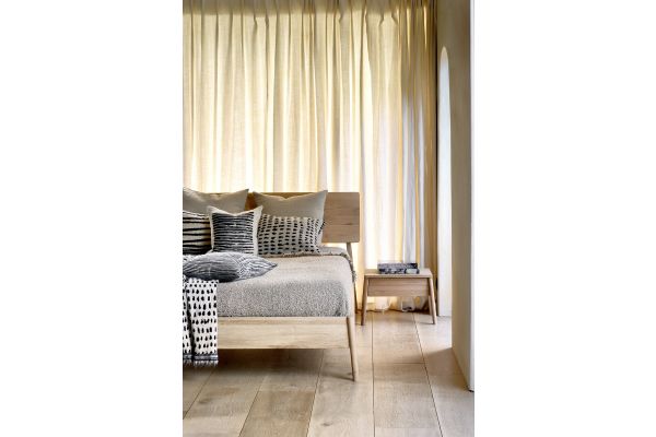 ETHNICRAFT OAK AIR BED (WITHOUT SLATS) 200x232