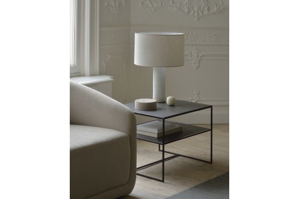 ETHNICRAFT PENTAGON SIDE TABLE - LAVA - WHISKEY 