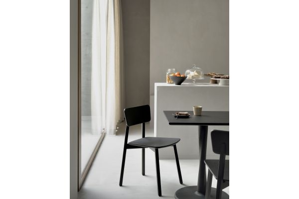 ETHNICRAFT BLACK OAK CASALE DINING CHAIR-GEVERNIST