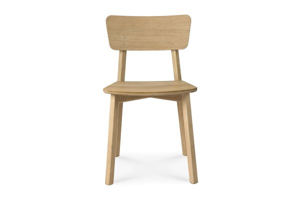 ETHNICRAFT OAK CASALE DINING CHAIR - GEVERNIST