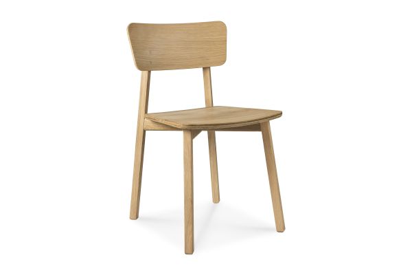 ETHNICRAFT OAK CASALE DINING CHAIR - GEVERNIST