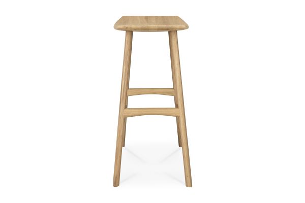 ETHNICRAFT OAK OSSO COUNTER STOOL 57x33x67