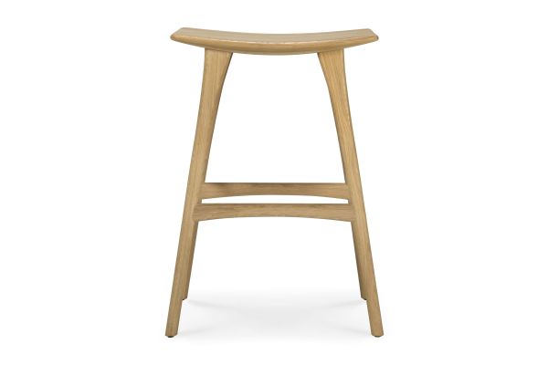 ETHNICRAFT OAK OSSO BAR STOOL 57x33x80