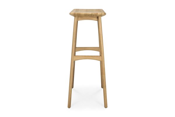 ETHNICRAFT OAK OSSO BAR STOOL 57x33x80