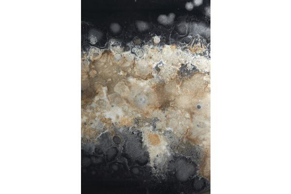  ETHNICRAFT BLACK ORGANIC TRAY - MEDIUM OBLONG