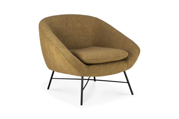 ETHNICRAFT BARROW LOUNGE CHAIR - GINGER