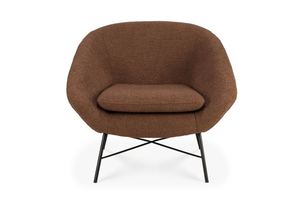 ETHNICRAFT BARROW LOUNGE CHAIR - COPPER