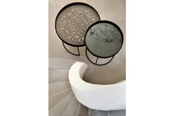 ETHNICRAFT AGED TRAY - MIRROR - CLEAR - 48x48x4