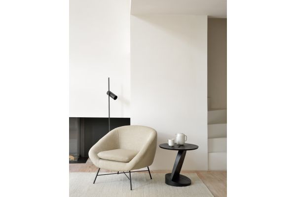 ETHNICRAFT BARROW LOUNGE CHAIR - OFF WHITE