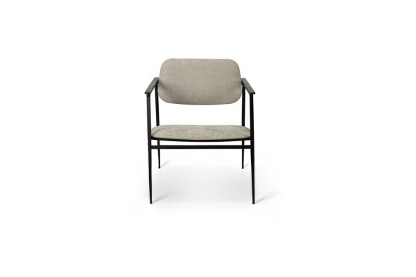 ETHNICRAFT DC LOUNGE CHAIR - LIGHT GREY  