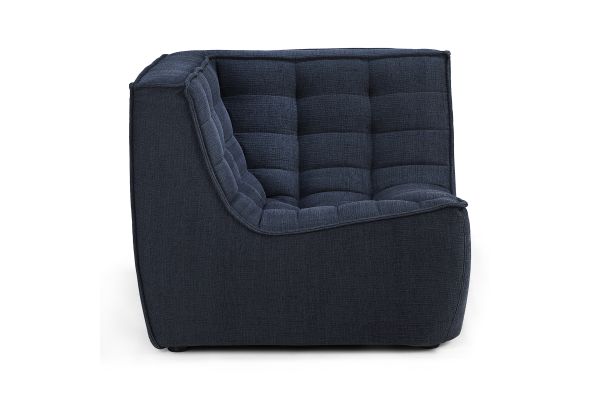 ETHNICRAFT N701 SOFA-CORNER-GRAPHITE 91x91x76