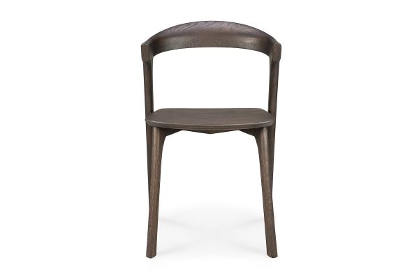 ETHNICRAFT BROWN OAK BOK DINING CHAIR 50x54x76
