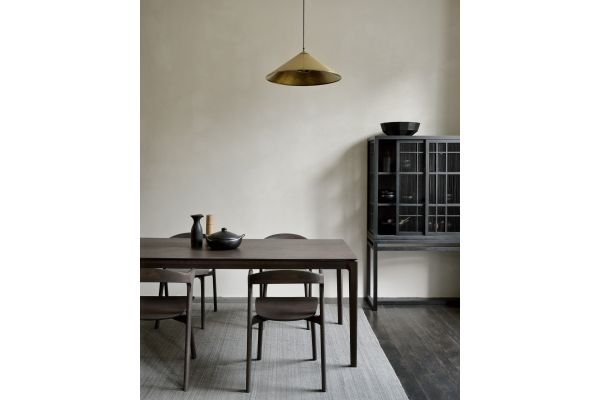 ETHNICRAFT BROWN OAK BOK DINING TABLE 160x80x76