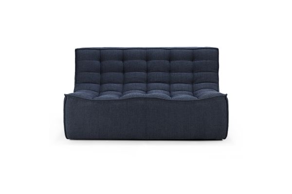 ETHNICRAFT N701 SOFA-2 SEATER-GRAPHITE 140x91x76