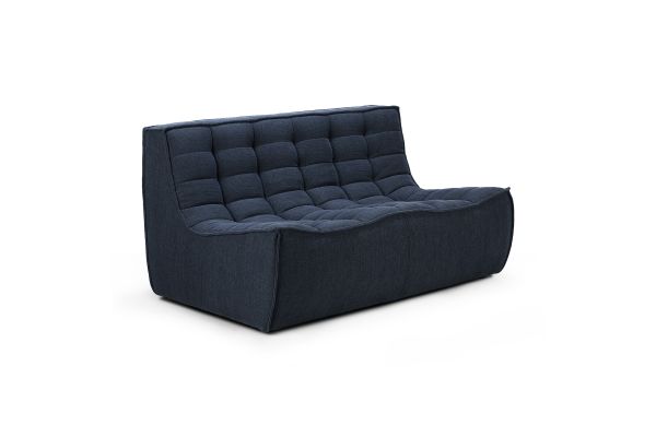 ETHNICRAFT N701 SOFA-2 SEATER-GRAPHITE 140x91x76