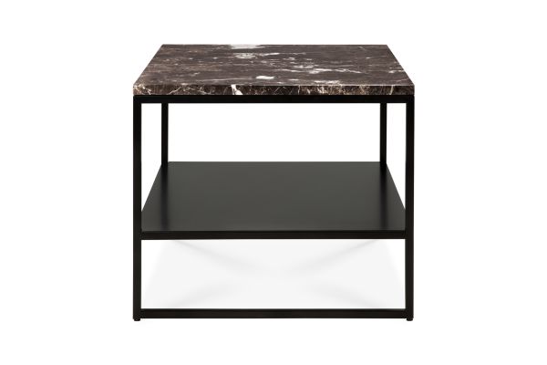 ETHNICRAFT STONE BLACK EMPERADOR SIDE TABLE 