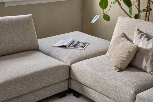 DOLCE VILTA / HOEKBANK / CHRONO LIGHTGREY 60