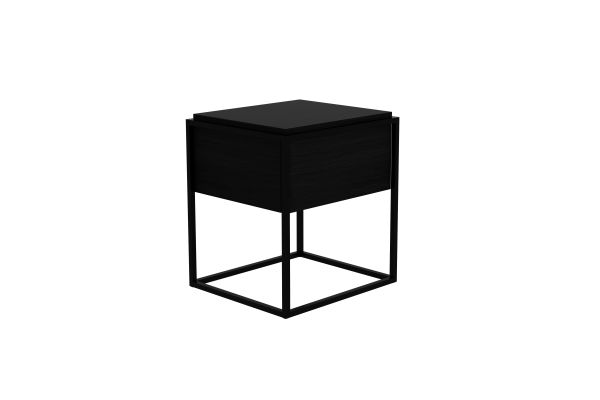 ETHNICRAFT MONOLIT NACHTKASTJE EIKEN 48X48X51