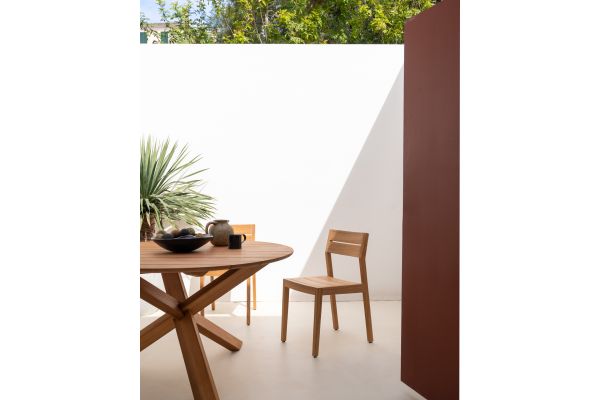 ETHNICRAFT EX1 OUTDOOR STOEL TEAK 43X56X83