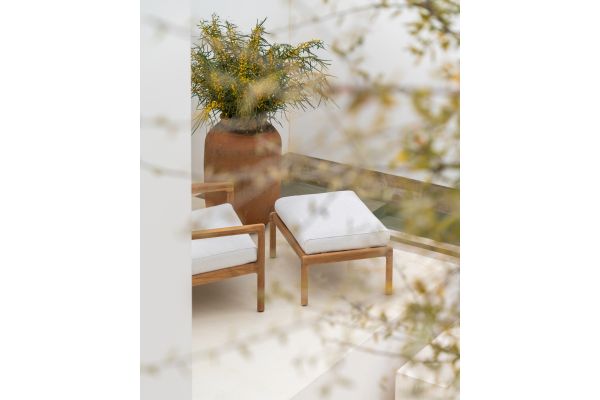 ETHNICRAFT JACK OUTDOOR VOETENBANK TEAK 71X54X40