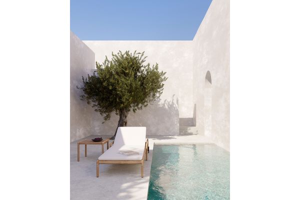 ETHNICRAFT JACK OUTDOOR LIGBED TEAK 216X84X34