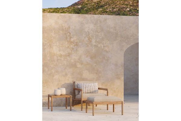 ETHNICRAFT JACK OUTDOOR VOETENBANK TEAK 71X54X40